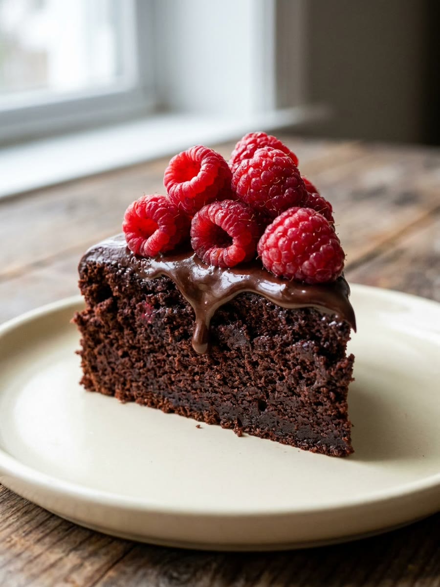 Pastel de chocolate sin azúcar