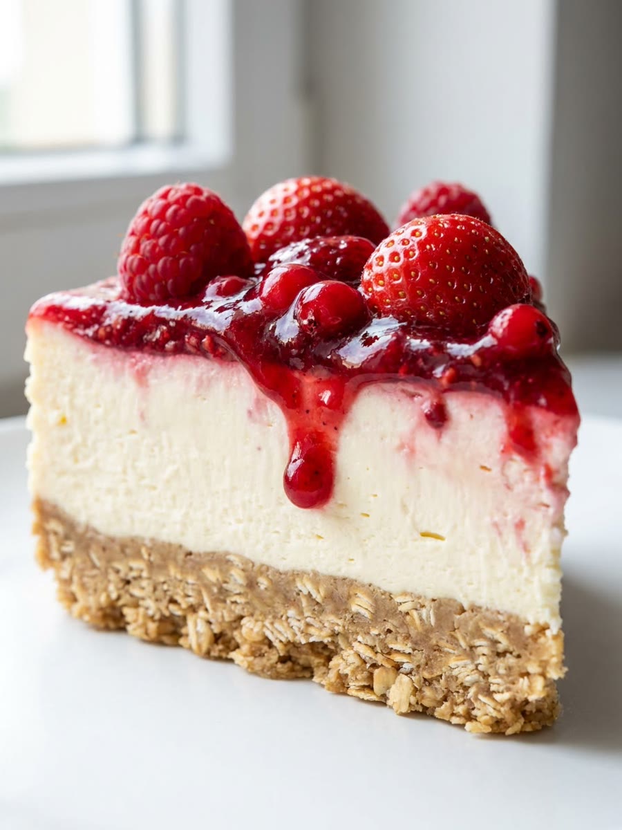 Cheesecake de frutos rojos